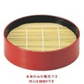 そば器 丸セイロ(小)朱本体
