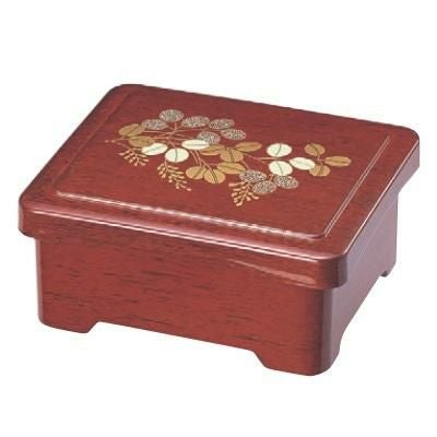 丼重 耐熱象足丼重後藤塗萩内朱塗