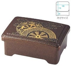 丼重 天重梨地御所車内朱塗