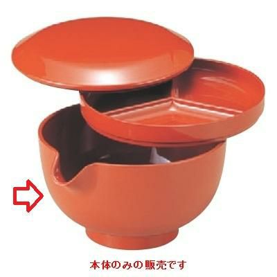 そば器 太閤鉢朱 /業務用/新品/小物送料対象商品 | 麺鉢・麺丼 | 業務
