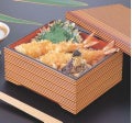 丼重 千筋丼重春慶内朱塗