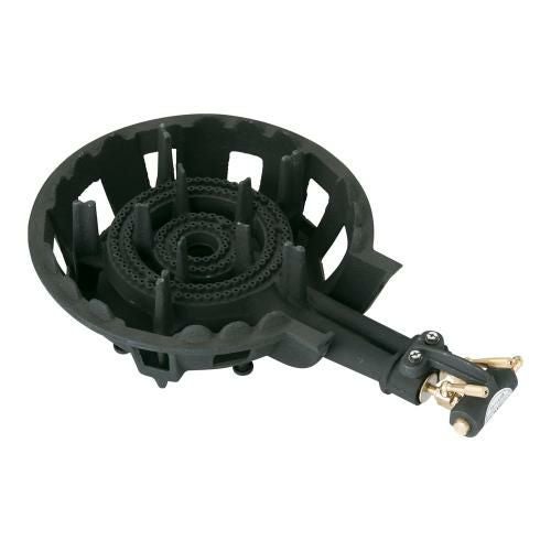 鋳物コンロ DE-21J(二重) SL パイロット無 LPガス