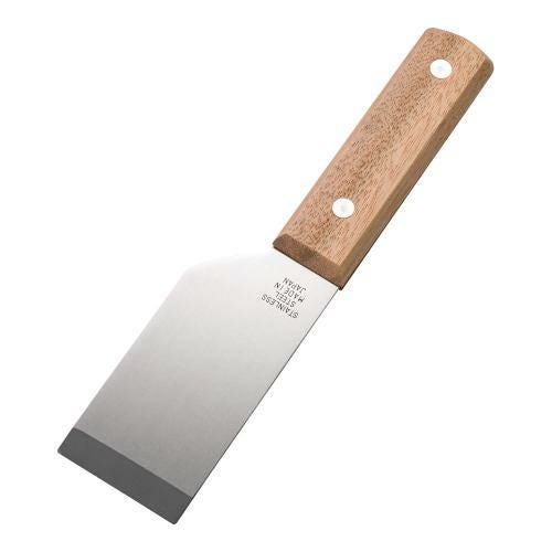 ステンレス木柄角型皮立 42mm