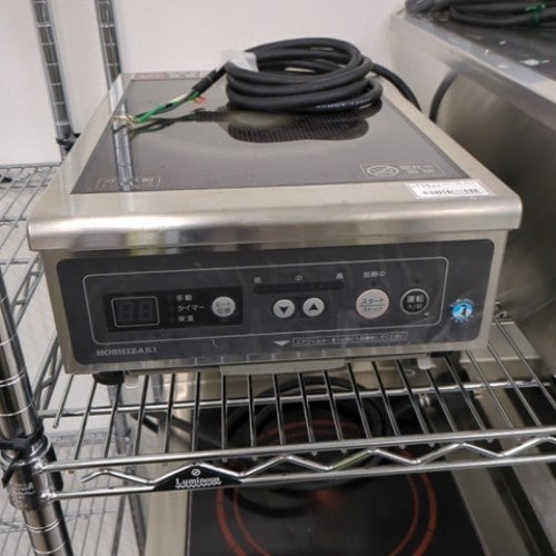 中古】IH調理器 ホシザキ HIH-2CE-1-MG 幅300×奥行450×高さ150 【送料