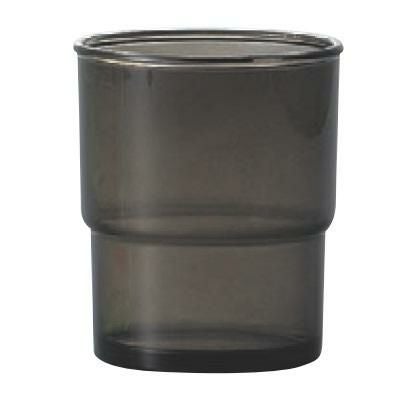 コップ 段付コップクリアブラック PAT.P