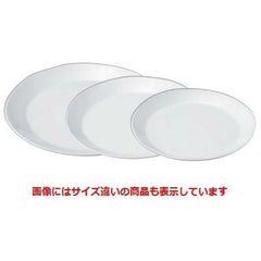ABSサークルプレート陶磁器調白(中) SH塗