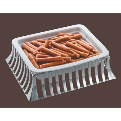 角ブッフェスタンド (陶器付) 18-8