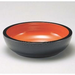 こね鉢 尺0.5寸渕布目こね鉢黒木目内朱