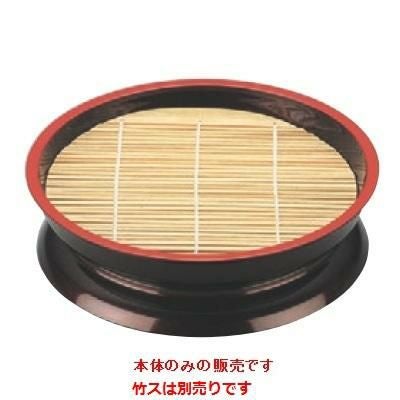 そば器 利休鉢梨地天朱本体