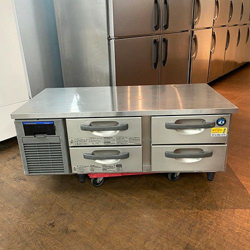 電気ディッシュウォーマーテーブル/片面扉式 幅1200×奥行600×高さ800