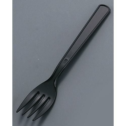 使い捨てフォーク #160(500本入) 黒 袋入