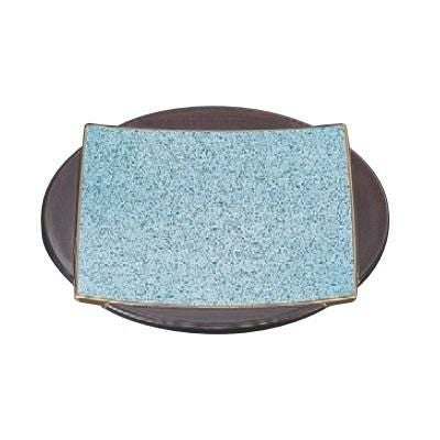 5.5寸色紙皿吹墨渕金/樹脂製