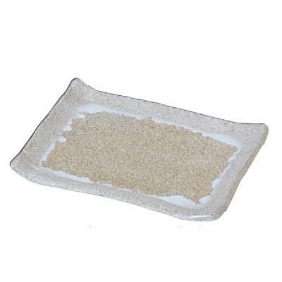 7寸風月皿 白唐津