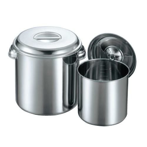 クローバー モリブデン 丸型キッチンポット(目盛付)45cm 手付