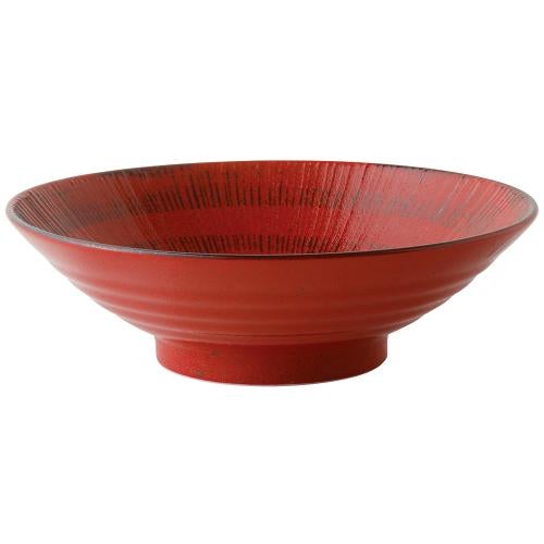 03431326 根来 千段7寸麺鉢 21.4×5.2cm
