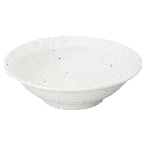 04251273 新粉引 石目リム尺鉢 30.7×9cm