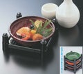 盛器 丸竹皿溜(脚別売)