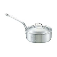 ニューキング アルミ 浅型 片手鍋(目盛付)18cm