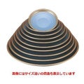 丸皿 錦盛皿ブルー真珠塗尺3寸 クリ-ン塗/樹脂製/盛器/業務用