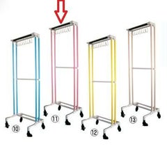 イレクター エプロンハンガー １０名用 ピンク