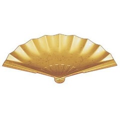 盛器 扇面盛込器 色紙金箔渕朱(小) SH塗