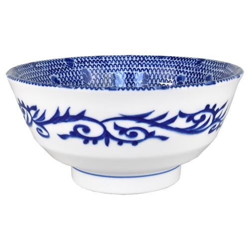 01390804 古代波 深口5寸丼 15.4×7.7cm
