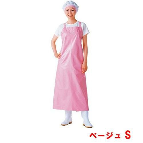 マイティクロス エプロン 胸当 E-1001-3 ベージュ S