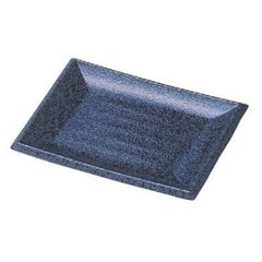 6寸焼物皿 紺石目