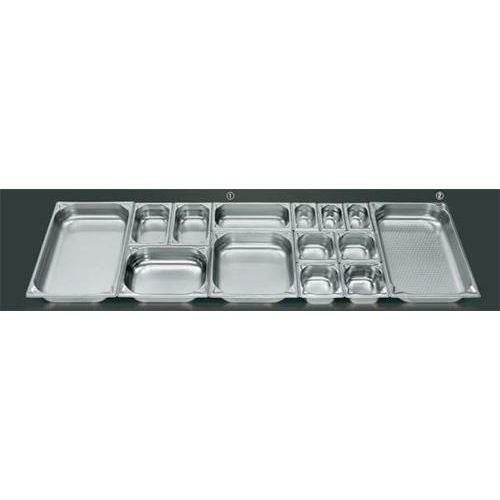 【GNホテルパン】【ガストロノームパン】プロシェフ 18-8 補強重なり防止付 2/3 150mm