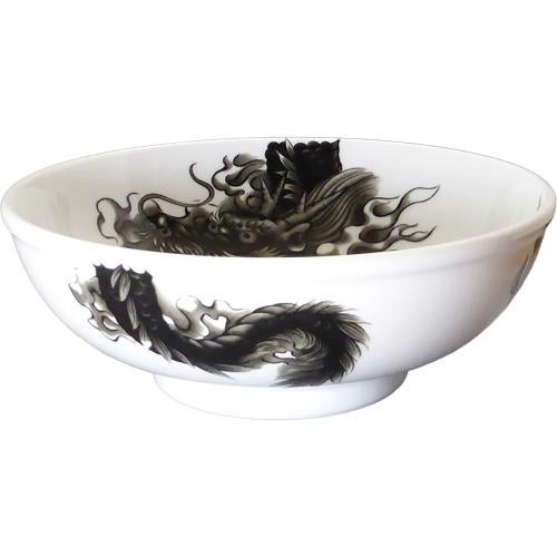 01531240 イングレーズ 昇龍(黒) 7寸玉丼(K) 22×7.7cm 容量:1435cc