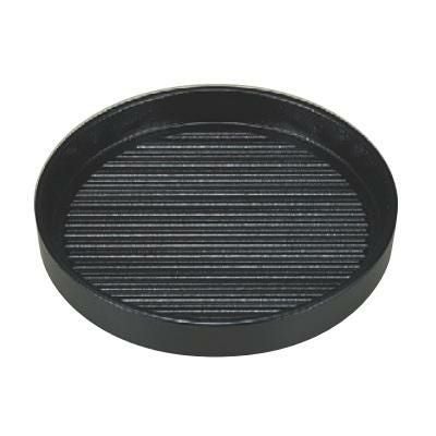丸皿 ABS丸型肉皿黒(塗無) エンボス加工