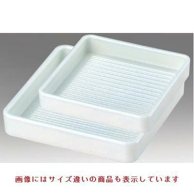 角皿 ABS角肉皿白塗27cm角(5人用) エンボス加工