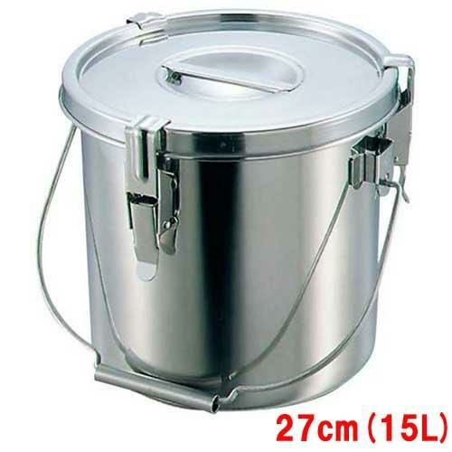 クローバー モリブデン パッキン寸胴鍋 27cm 吊付 