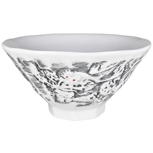 02670495 黒イングレーズ 龍神丼 19×9.7cm 容量:1160cc