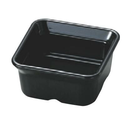 メラミン角小鉢黒/樹脂製