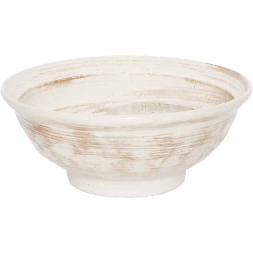 04520985 刷毛目粉引 6.3ラーメン 19.5×7.2cm 容量:1000cc