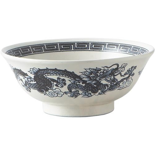 04690929 粉引銀竜紋 6.3高台丼 18.5×7.cm 容量:1000cc