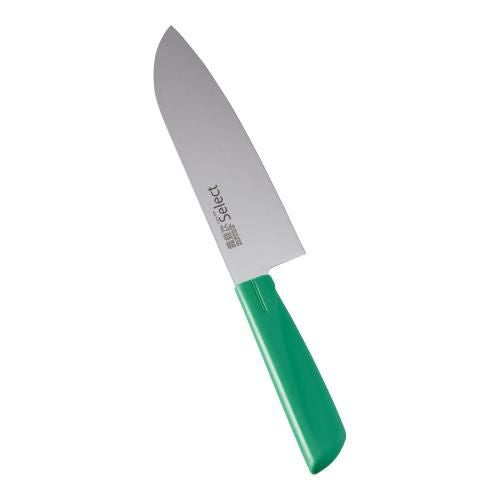 カラーセレクト三徳包丁(両刃)16.5cm 3013-GR グリーン