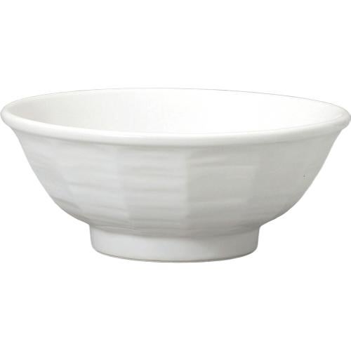 00000430 白 22cmけずり丼 21.5×8.6cm 容量:1400cc