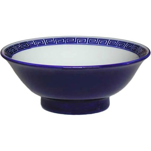 00080733 ルリ雷門 7.5反高台丼 23×8.8cm 容量:1500cc