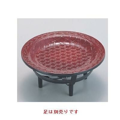 丸皿 盛器 将軍盛器網代溜(足別売)/宴会単品/業務用