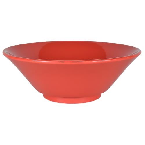 00540994 ウルトラレッド 新型切立7寸丼(リム無) 21×7.5cm 容量:950cc