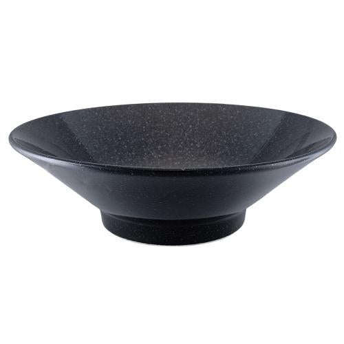 01590917 黒御影 切立高台23cm浅丼 23.5×6.3cm 容量:1000cc