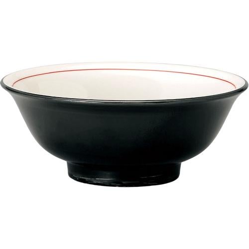 01850902 黒巻 反高台22cm丼 21.4×8.6cm 容量:1400cc