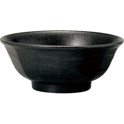01860430 黒耀 22cmけずり丼 21.5×8.6cm 容量:1400cc