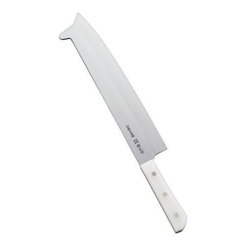 源正守 角付冷凍包丁 樹脂柄 (白銀安来鋼) 33cm