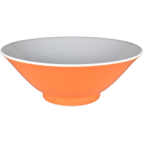 02690066 オレンジ(中白) 切立6.8丼(RF) 20.1×7.5cm 容量:830cc