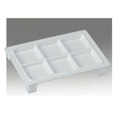 ナイスプレート6ツ仕切 スタンド型白