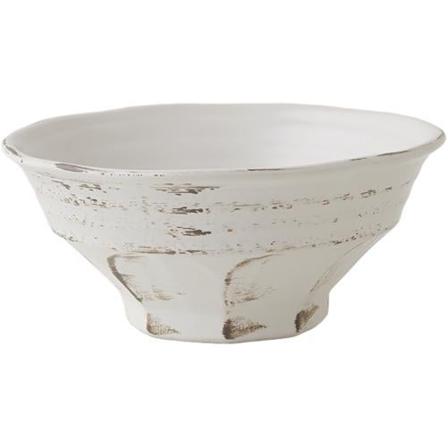 03440452 錆粉引 7寸 長浜丼 21.2×9.2cm 容量:1350cc
