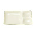 耐熱ツーコンビプレートアイボリーグリーン/樹脂製/ビュッフェ取皿